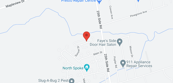 map of 18 SUNSET DR